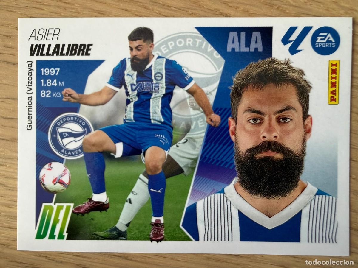 Cromos de f&uacute;tbol: 20 VILLALIBRE ALAVES 25 26 2025 2026 LIGA EA SPORTS COLECCIONES ESTE SIN PEGAR STICKER