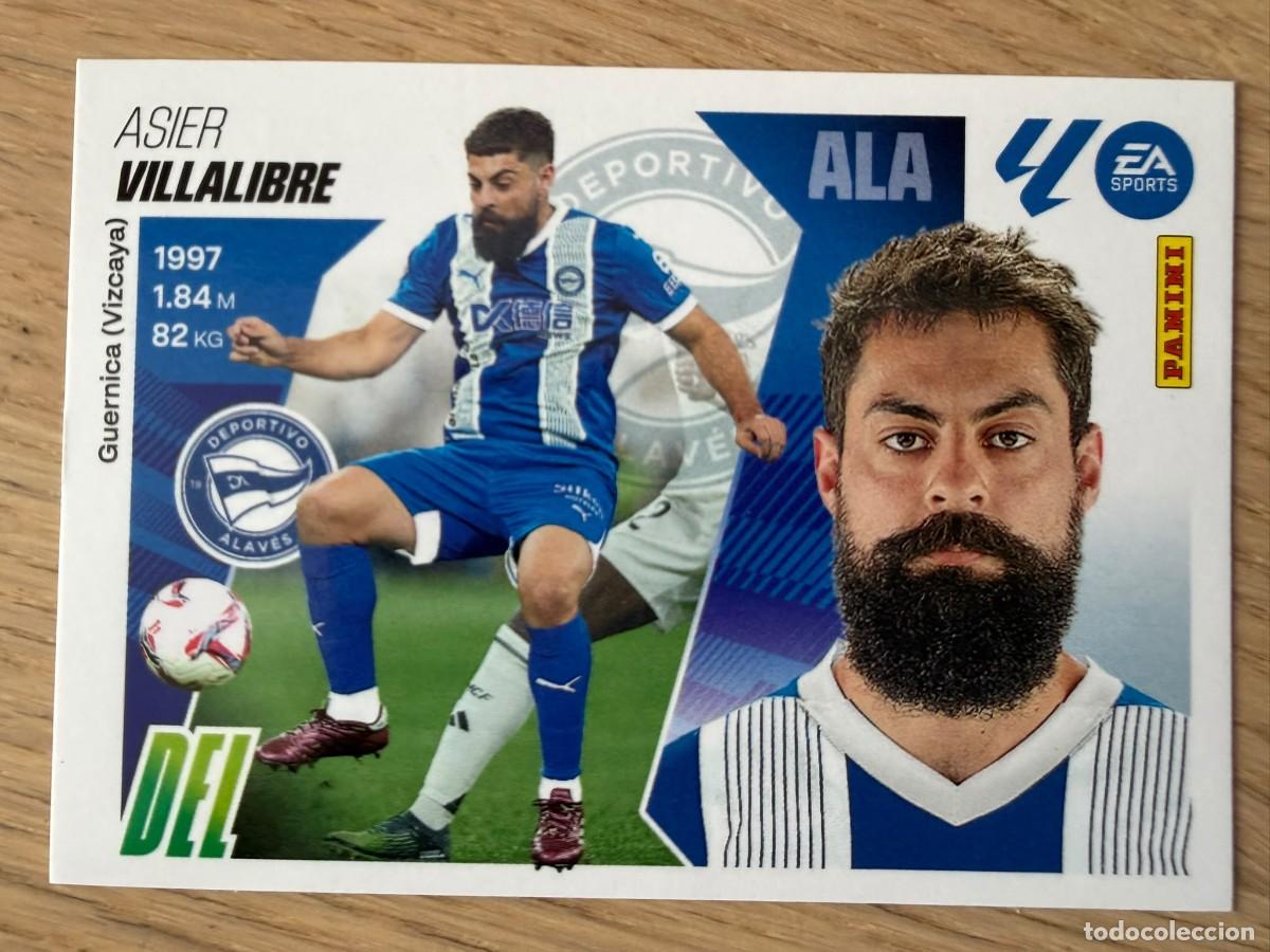 Cromos de f&uacute;tbol: 20 VILLALIBRE ALAVES 25 26 2025 2026 LIGA EA SPORTS COLECCIONES ESTE SIN PEGAR STICKER