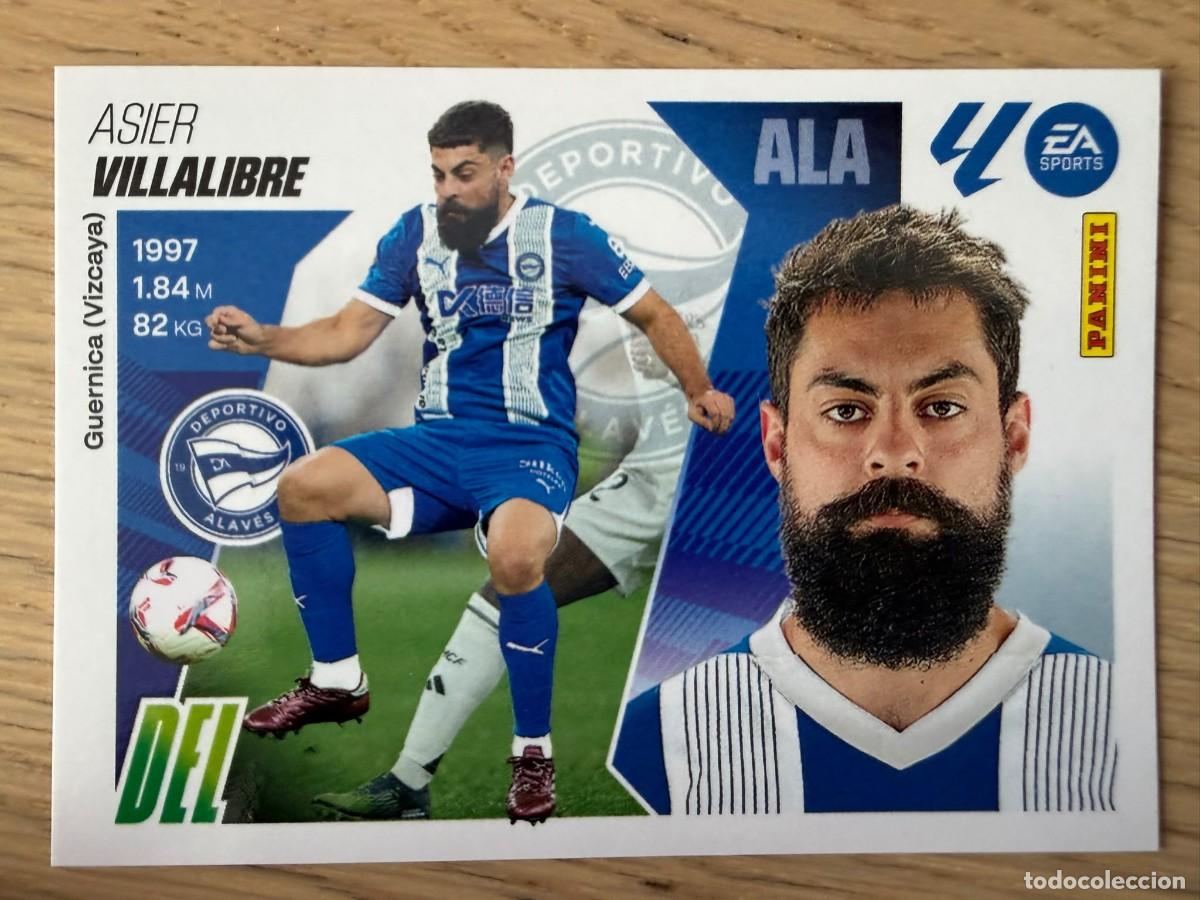 Cromos de f&uacute;tbol: 20 VILLALIBRE ALAVES 25 26 2025 2026 LIGA EA SPORTS COLECCIONES ESTE SIN PEGAR STICKER