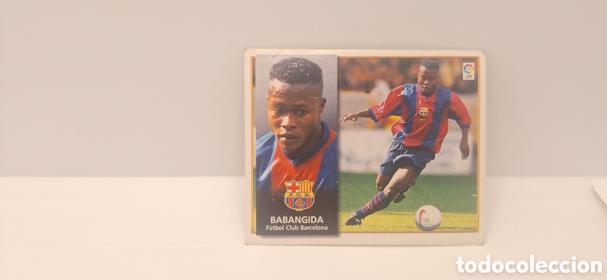 Cromos de f&uacute;tbol: BABANGIDA BARCELONA EDICIONES ESTE 1998 1999 98 99 SIN PEGAR