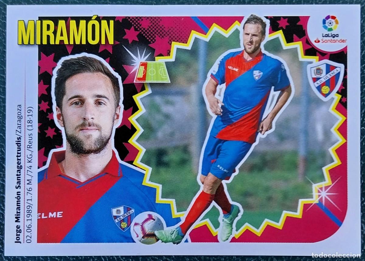 Cromos de f&uacute;tbol: 3 MIRAMON SD HUESCA CROMOS ALBUM EDICIONES ESTE 2018 2019 18 19
