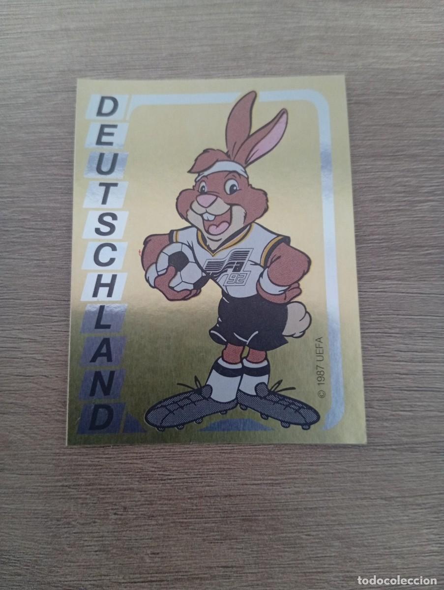 Cromos de f&uacute;tbol: BERNI MASCOTA ALEMANIA 191 PANINI EUROCOPA EURO 1992 92 NUNCA PEGADO SIN PEGAR