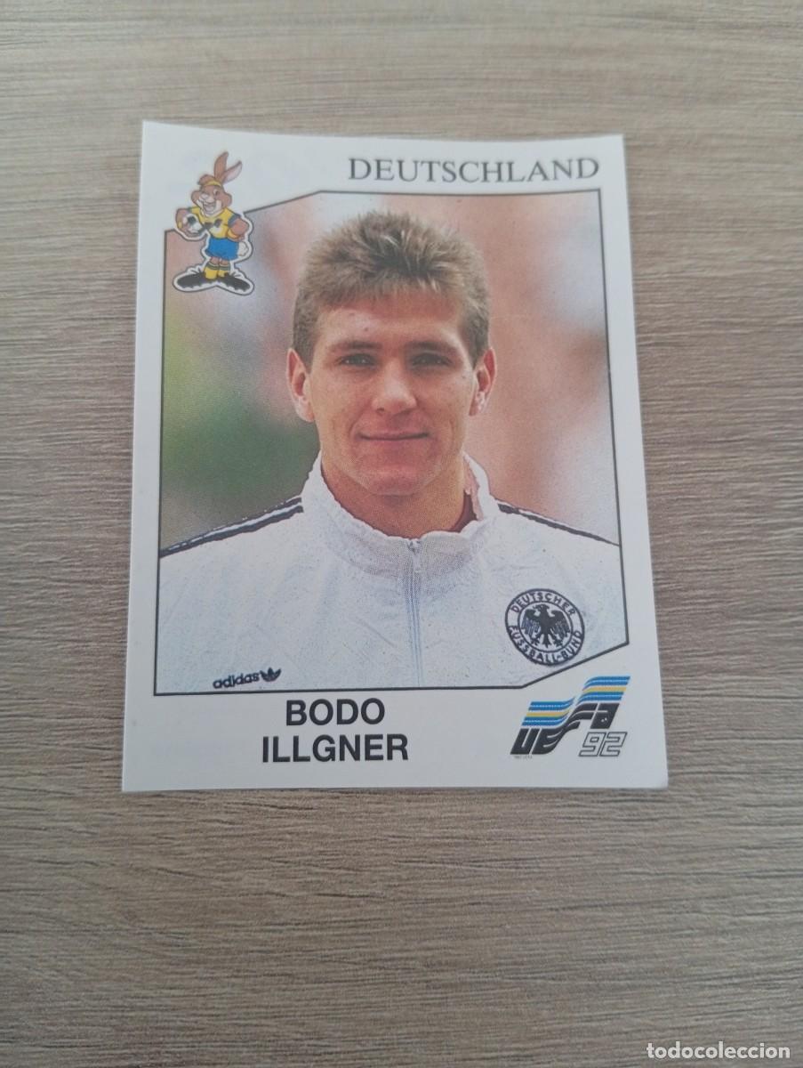 Cromos de f&uacute;tbol: BODO ILLGNER 194 ALEMANIA PANINI EUROCOPA EURO 1992 92 NUNCA PEGADO SIN PEGAR