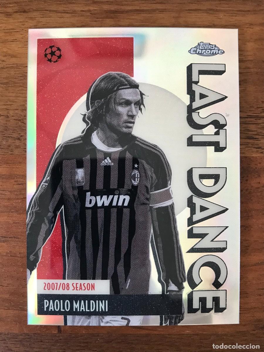Cromos de f&uacute;tbol: PAOLO MALDINI - AC MILAN - LAST DANCE - TOPPS CHROME UEFA CLUB COMPETITIONS 2025 2026 25 26