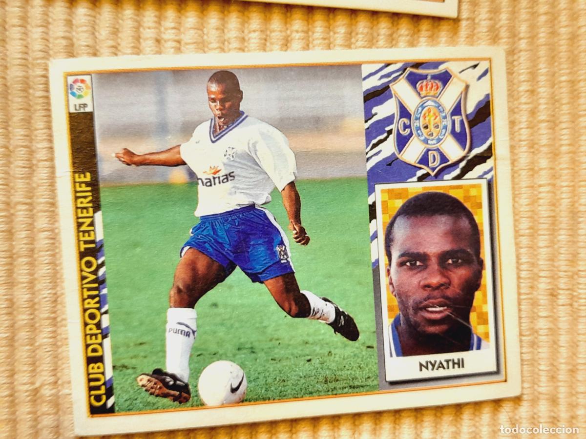 Cromos de f&uacute;tbol: CROMO SIN PEGAR. NYATHI (CD TENERIFE) LIGA 97-98 1997 1998 &Aacute;LBUM ESTE