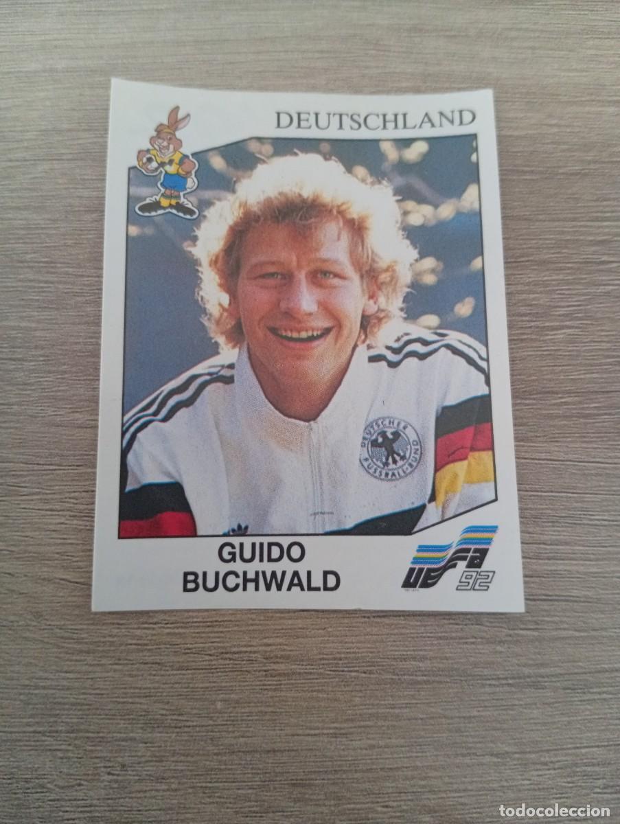 Cromos de f&uacute;tbol: GUIDO BUCHWALD 198 ALEMANIA PANINI EUROCOPA EURO 1992 92 NUNCA PEGADO SIN PEGAR
