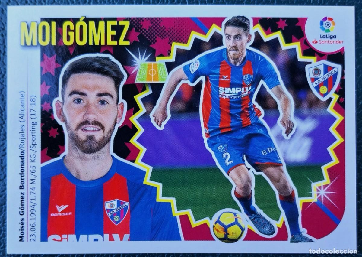 Cromos de f&uacute;tbol: 11 MOI GOMEZ SD HUESCA CROMOS ALBUM EDICIONES ESTE 2018 2019 18 19