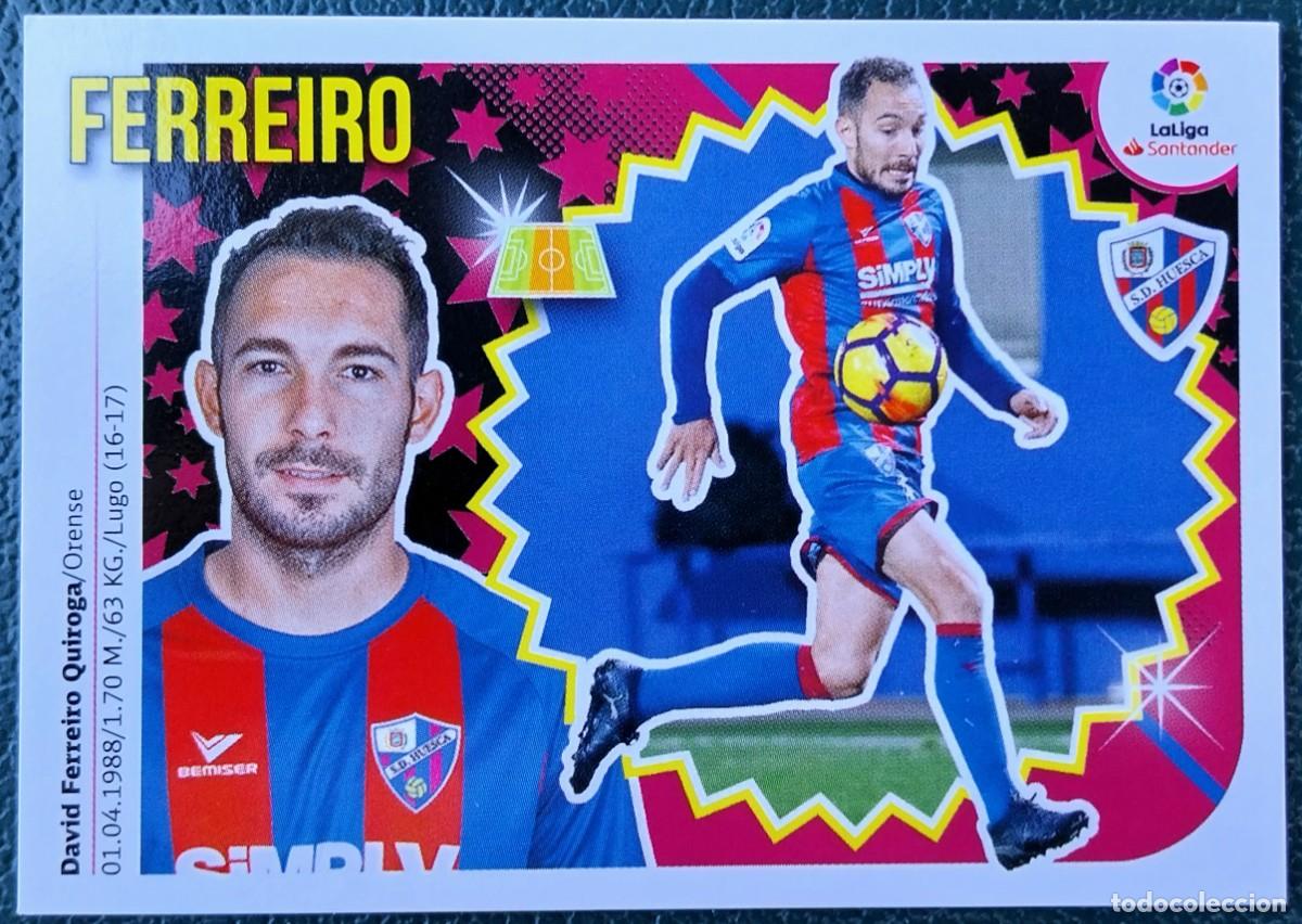 Cromos de f&uacute;tbol: 12 FERREIRO SD HUESCA CROMOS ALBUM EDICIONES ESTE 2018 2019 18 19