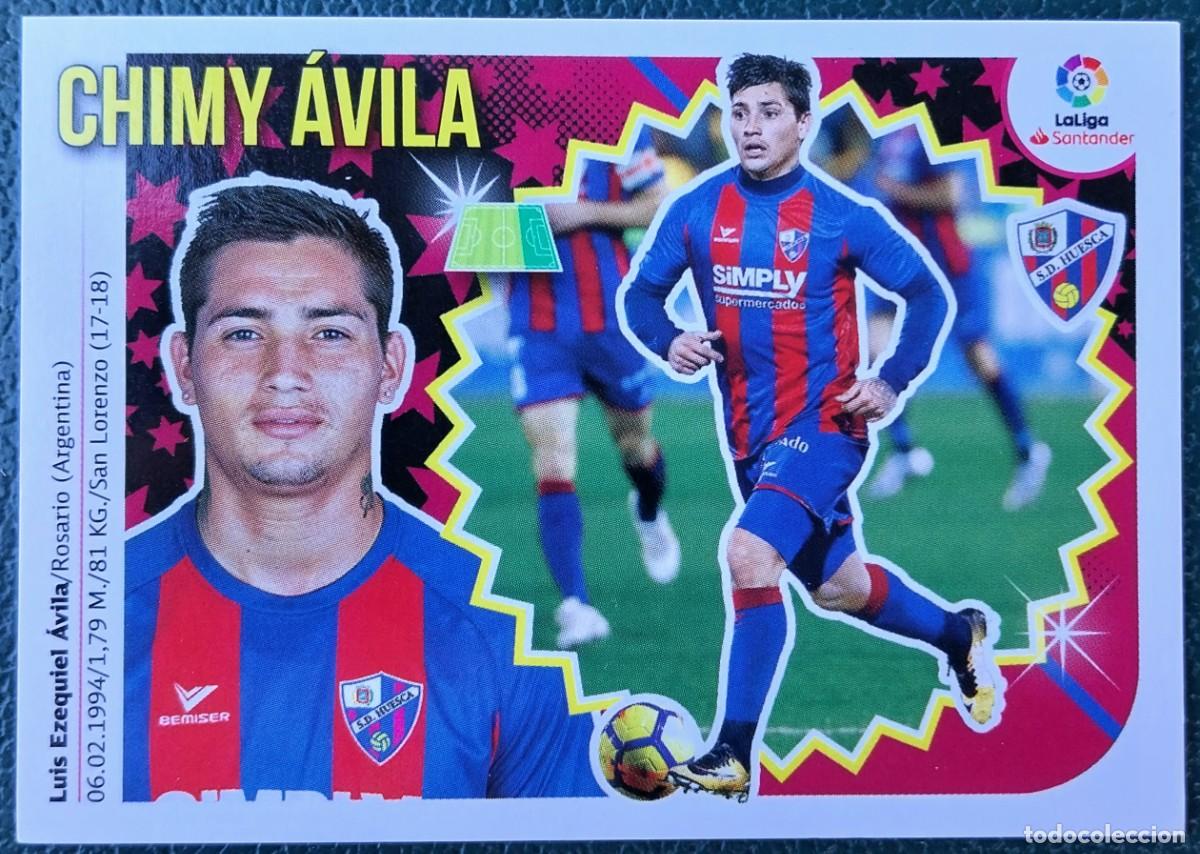 Fu&szlig;ball-Sticker: 15 CHIMY AVILA SD HUESCA CROMOS ALBUM EDICIONES ESTE 2018 2019 18 19