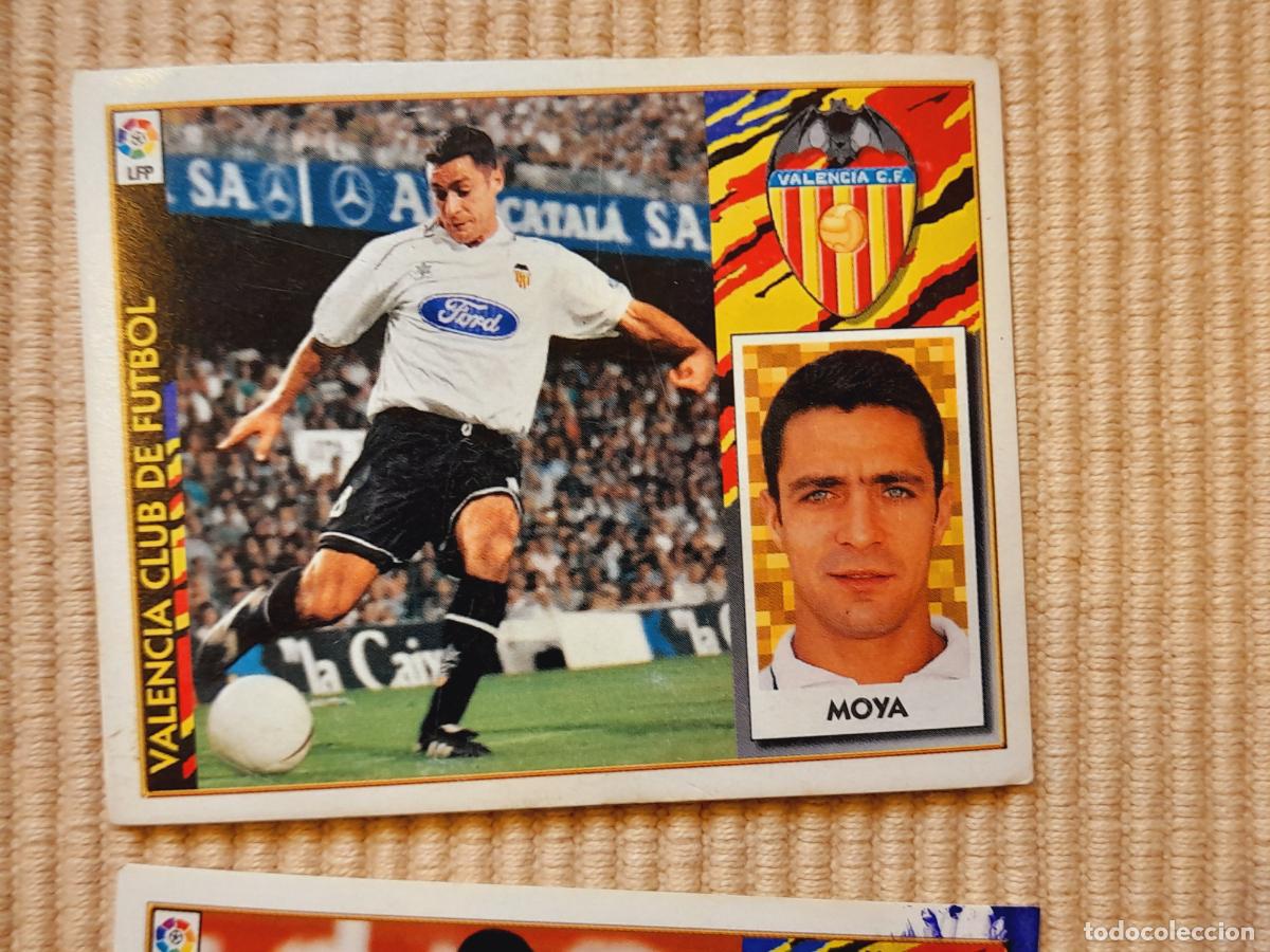 Cromos de f&uacute;tbol: CROMO SIN PEGAR. MOYA (VALENCIA CF) LIGA 97-98 1997 1998 &Aacute;LBUM ESTE
