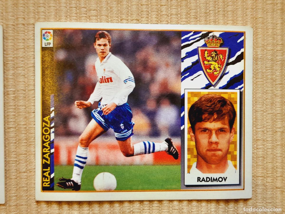 Cromos de f&uacute;tbol: CROMO SIN PEGAR. RADIMOV (REAL ZARAGOZA) LIGA 97-98 1997 1998 &Aacute;LBUM ESTE