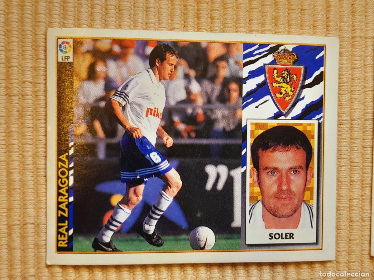 Cromos de f&uacute;tbol: CROMO SIN PEGAR. SOLER (REAL ZARAGOZA) LIGA 97-98 1997 1998 &Aacute;LBUM ESTE