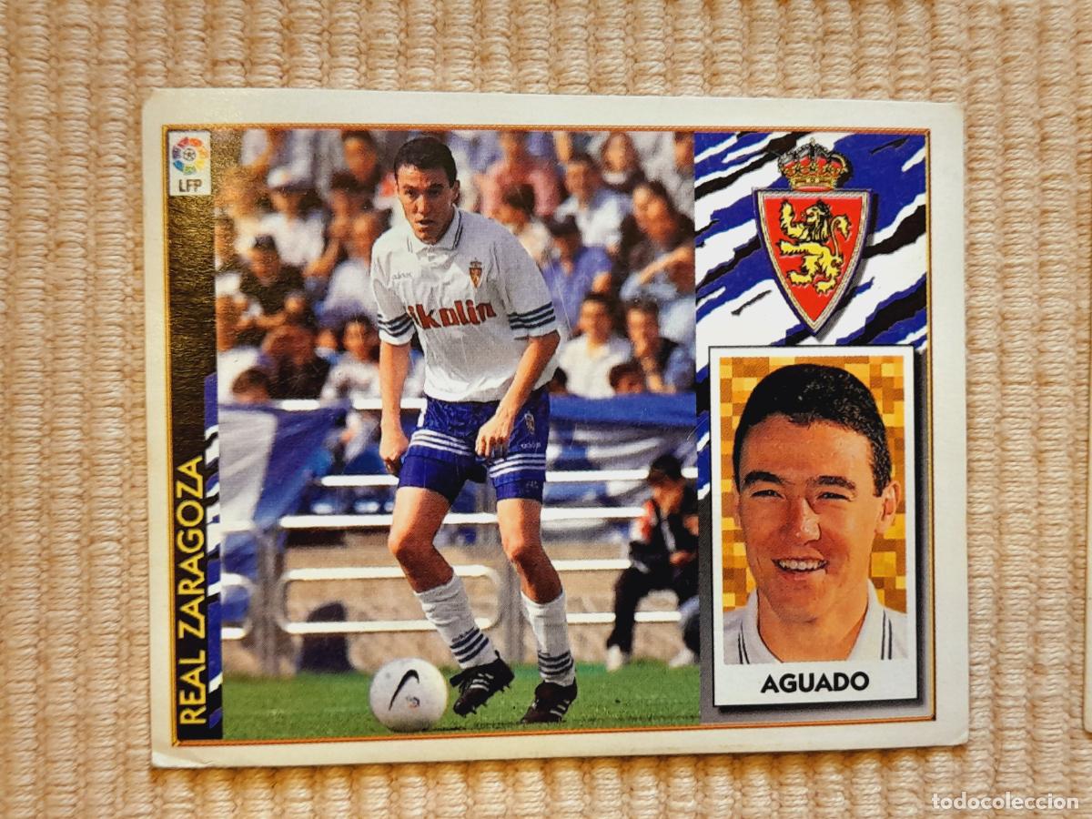 Cromos de f&uacute;tbol: CROMO SIN PEGAR. AGUADO (REAL ZARAGOZA) LIGA 97-98 1997 1998 &Aacute;LBUM ESTE