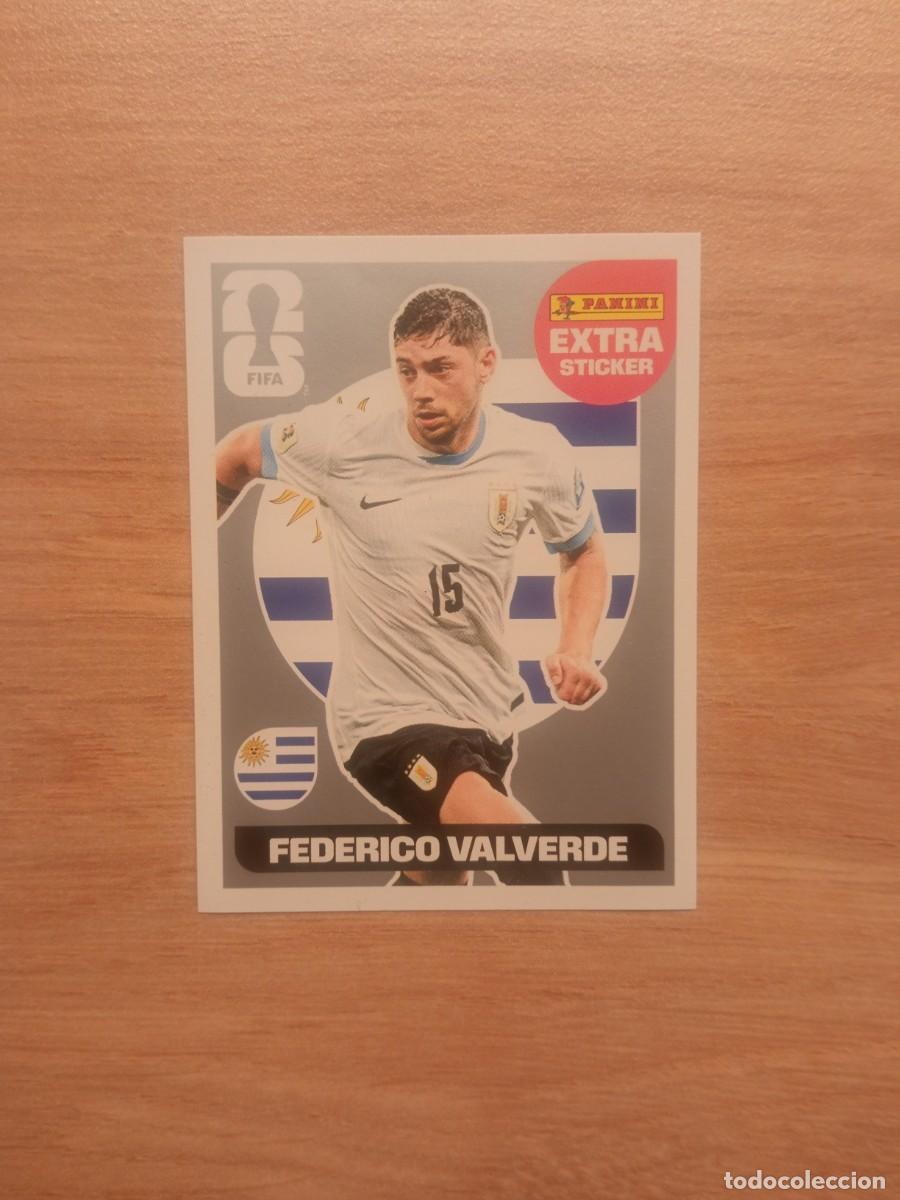 Cromos de Futebol: Valverde, Extra Sticker, plata mundial 2026, panini