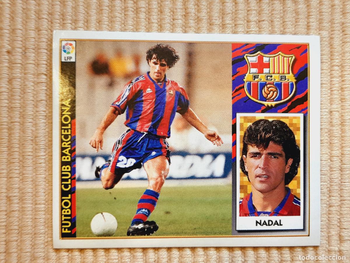 Cromos de f&uacute;tbol: CROMO SIN PEGAR. NADAL (FC BARCELONA) LIGA 97-98 1997 1998 &Aacute;LBUM ESTE