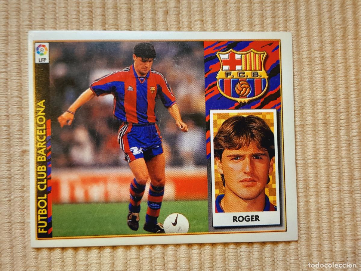 Cromos de f&uacute;tbol: CROMO SIN PEGAR. ROGER (FC BARCELONA) LIGA 97-98 1997 1998 &Aacute;LBUM ESTE