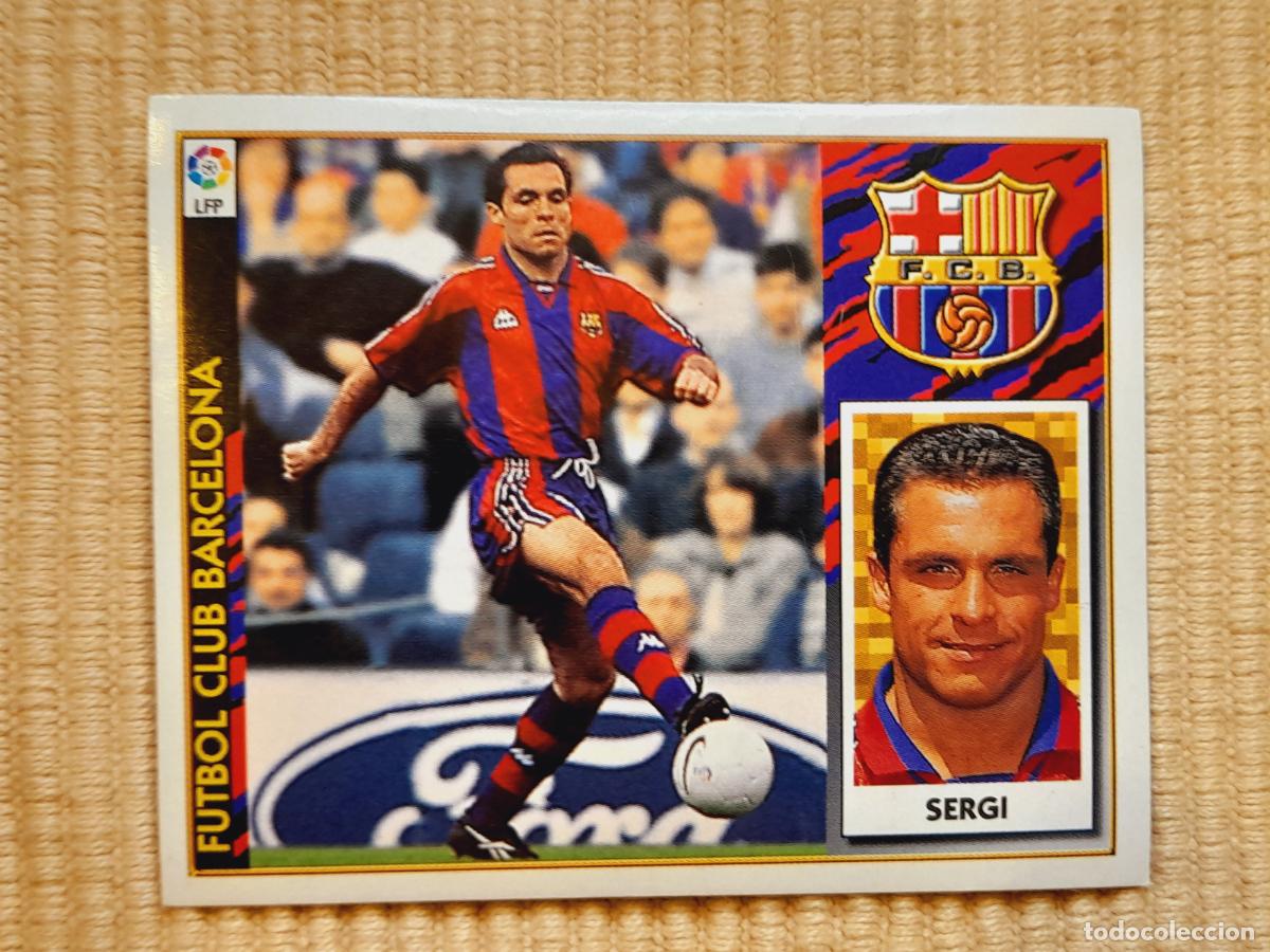 Cromos de f&uacute;tbol: CROMO SIN PEGAR. SERGI (FC BARCELONA) LIGA 97-98 1997 1998 &Aacute;LBUM ESTE