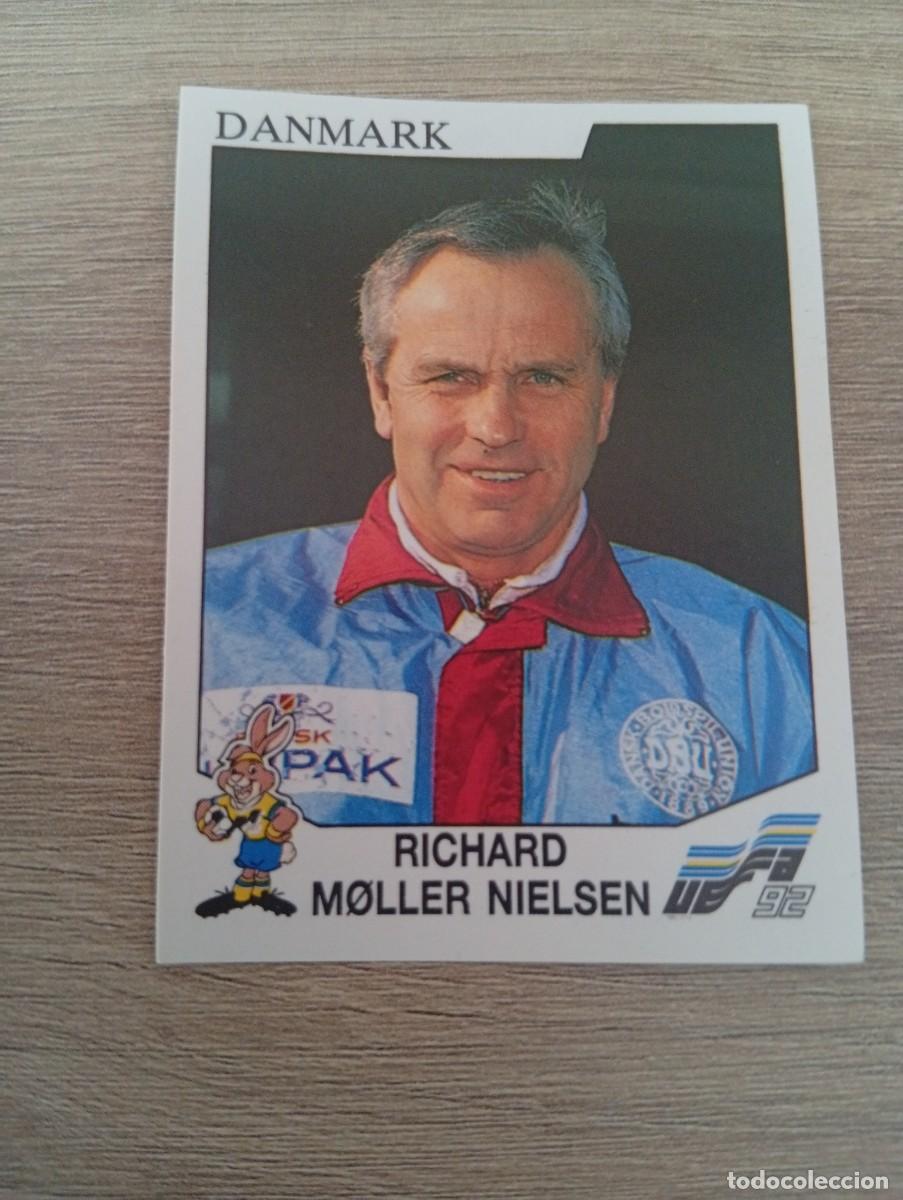 Cromos de f&uacute;tbol: RICHARD MOLLER NIELSEN 215 DINAMARCA PANINI EUROCOPA EURO 1992 92 NUNCA PEGADO SIN PEGAR