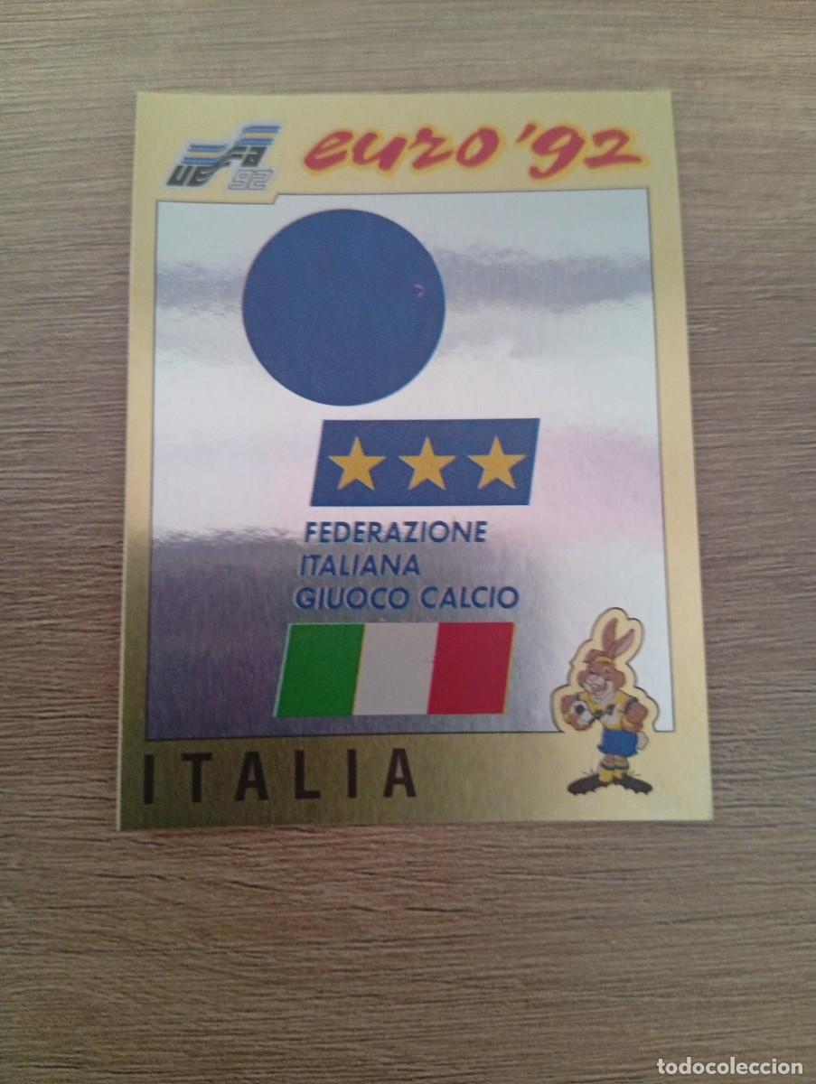 Cromos de f&uacute;tbol: ESCUDO ITALIA 234 PANINI EUROCOPA EURO 1992 92 NUNCA PEGADO SIN PEGAR