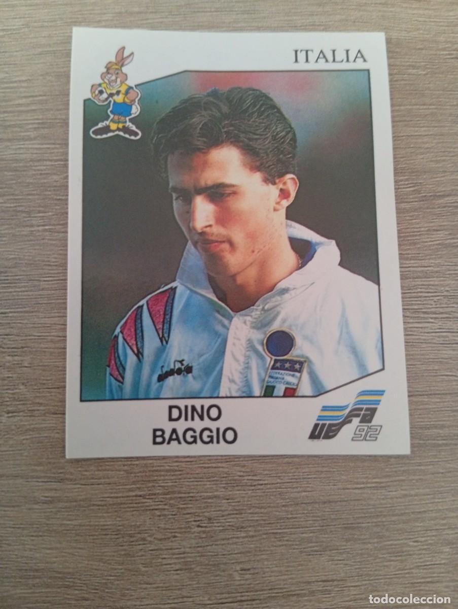 Cromos de f&uacute;tbol: DINO BAGGIO 239 ITALIA PANINI EUROCOPA EURO 1992 92 NUNCA PEGADO SIN PEGAR