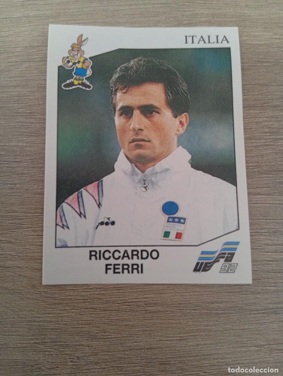 Cromos de f&uacute;tbol: RICARDO FERRI 242 ITALIA PANINI EUROCOPA EURO 1992 92 NUNCA PEGADO SIN PEGAR