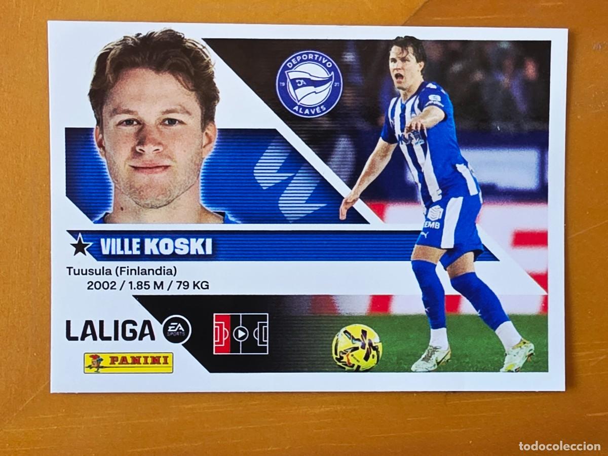 Cromos de f&uacute;tbol: 6 Ville Koski, Deportivo Alav&eacute;s, Panini Ediciones Liga Este 2026 2027 26 27 sin pegar
