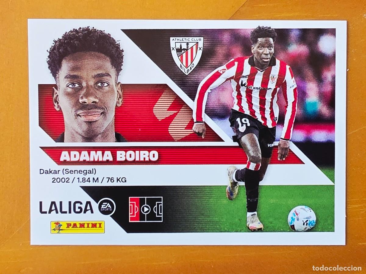 Cromos de f&uacute;tbol: 9B Adama Boiro, Athletic Club de Bilbao, Panini Ediciones Liga Este 2026 2027 26 27 sin pegar