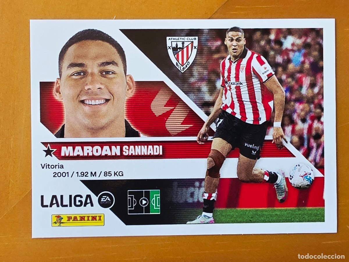 Cromos de f&uacute;tbol: 17B Maroan Sannadi, Athletic Club de Bilbao, Panini Ediciones Liga Este 2026 2027 26 27 sin pegar