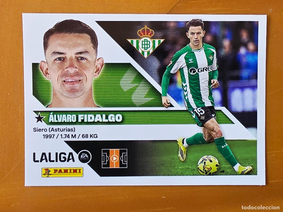 Cromos de f&uacute;tbol: 12 &Aacute;lvaro Fidalgo, Real Betis, Panini Ediciones Liga Este 2026 2027 26 27 sin pegar