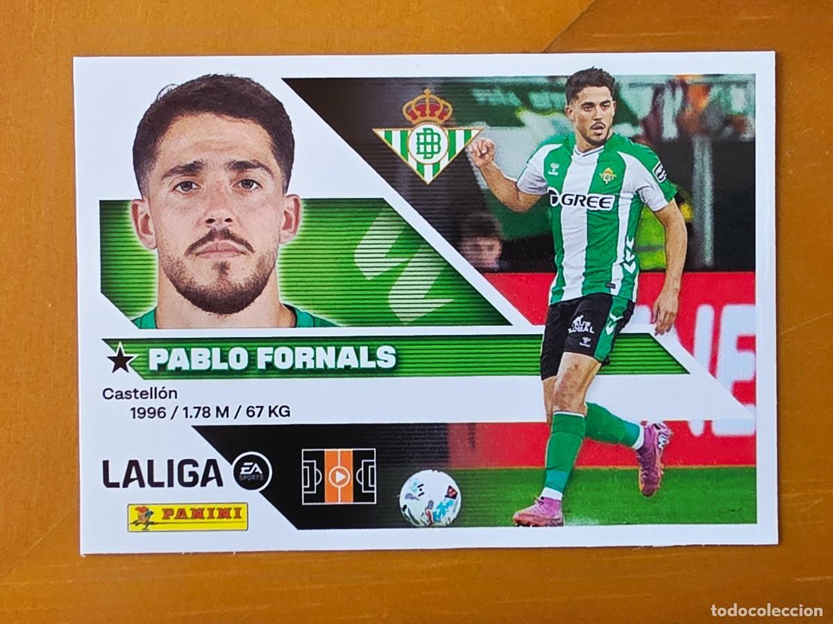 Cromos de f&uacute;tbol: 15 Pablo Fornals, Real Betis, Panini Ediciones Liga Este 2026 2027 26 27 sin pegar