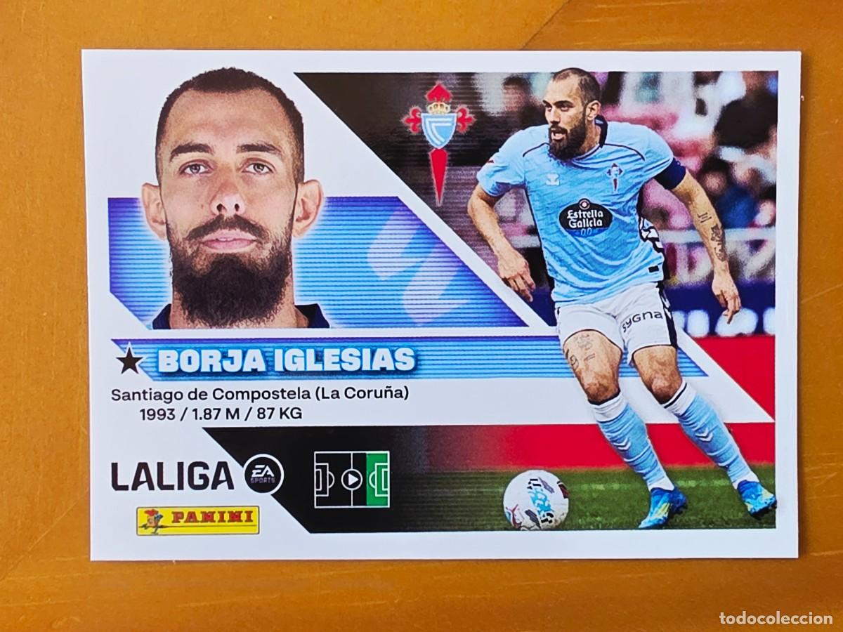 Cromos de f&uacute;tbol: 20 Borja Iglesias, RC Celta de Vigo, Panini Ediciones Liga Este 2026 2027 26 27 sin pegar