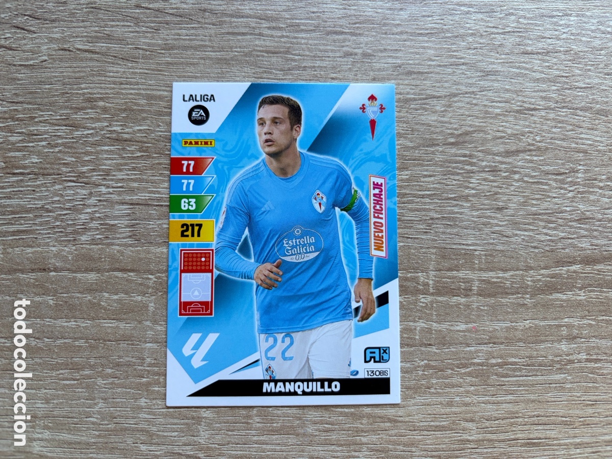 Cromos de f&uacute;tbol: 130BIS MANQUILLO NUEVO FICHAJE ADRENALYN XL AXL 2023 2024 23 24 RC CELTA
