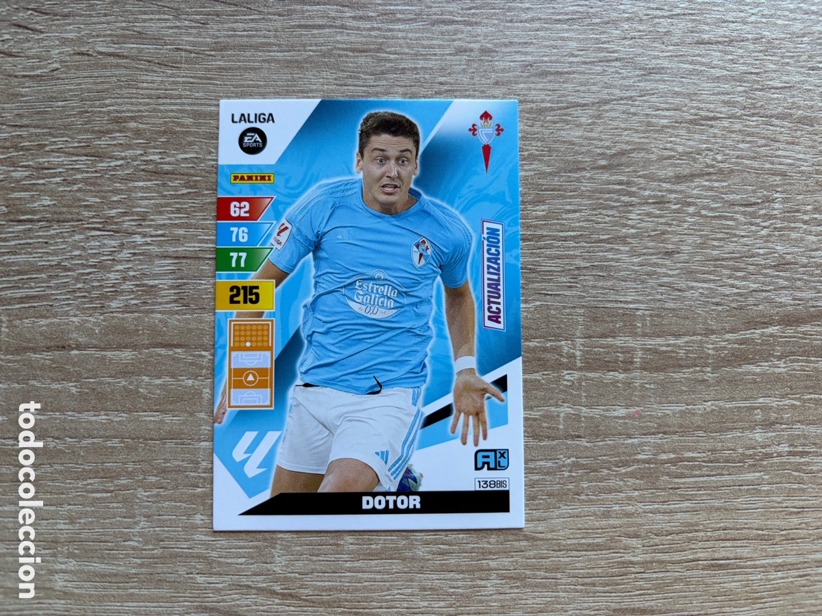 Cromos de f&uacute;tbol: 138BIS DOTOR ACTUALIZACI&Oacute;N ADRENALYN XL AXL 2023 2024 23 24 RC CELTA