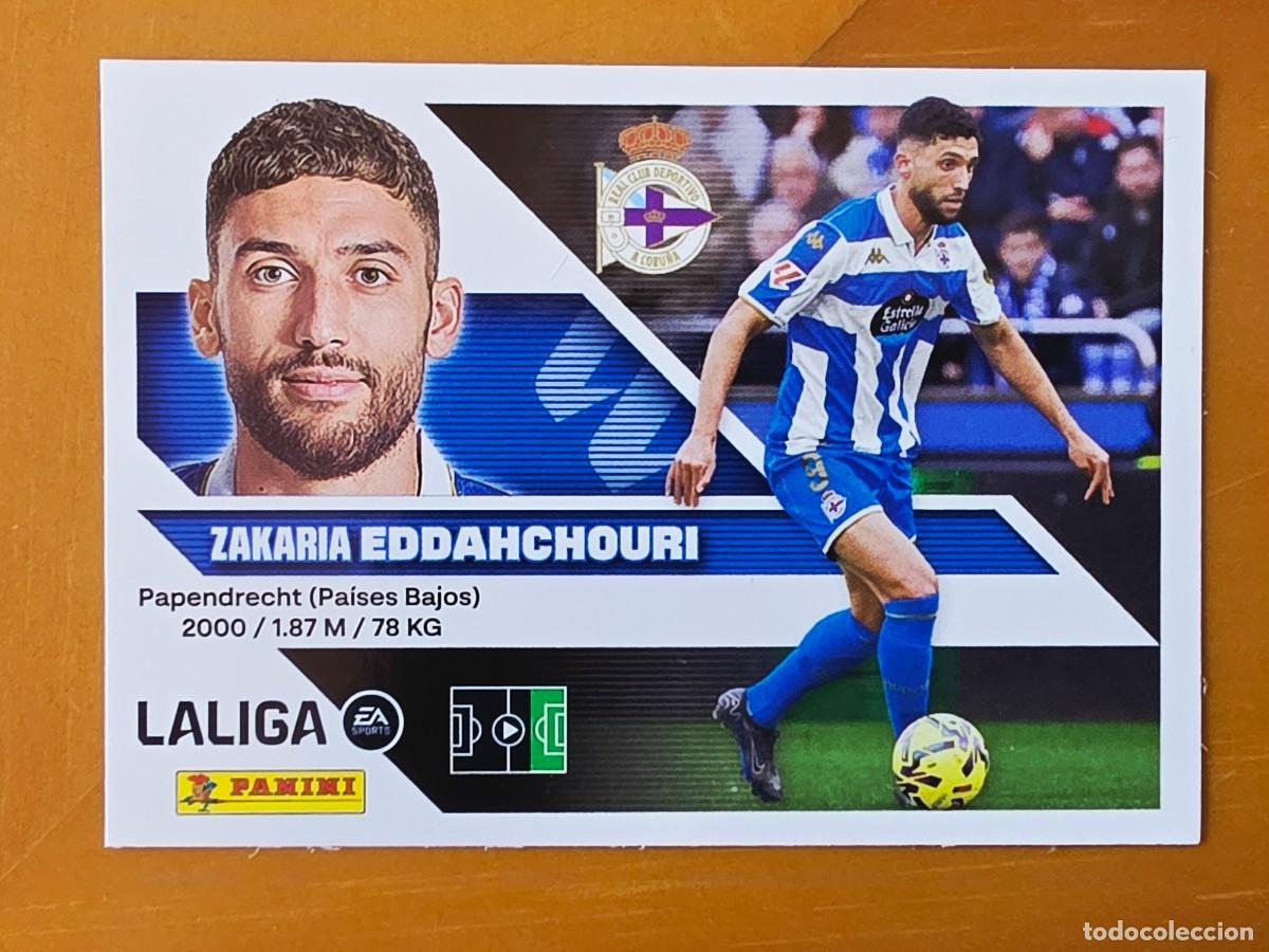 Cromos de f&uacute;tbol: 19 Zakaria Eddahchouri, Deportivo de A Coru&ntilde;a, Panini Ediciones Liga Este 2026 2027 26 27