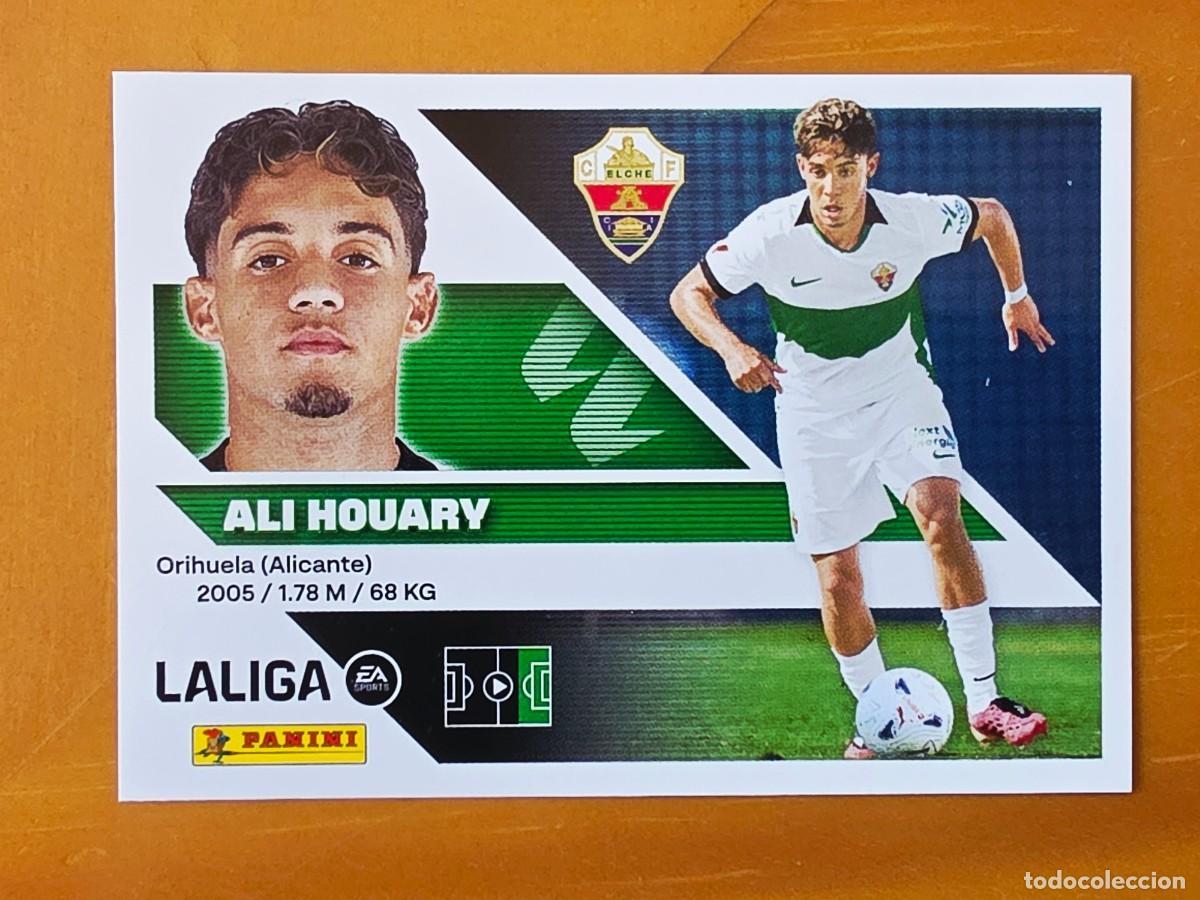 Football Stickers: 17 Ali Houary, Elche CF, Panini Ediciones Liga Este 2026 2027 26 27 sin pegar