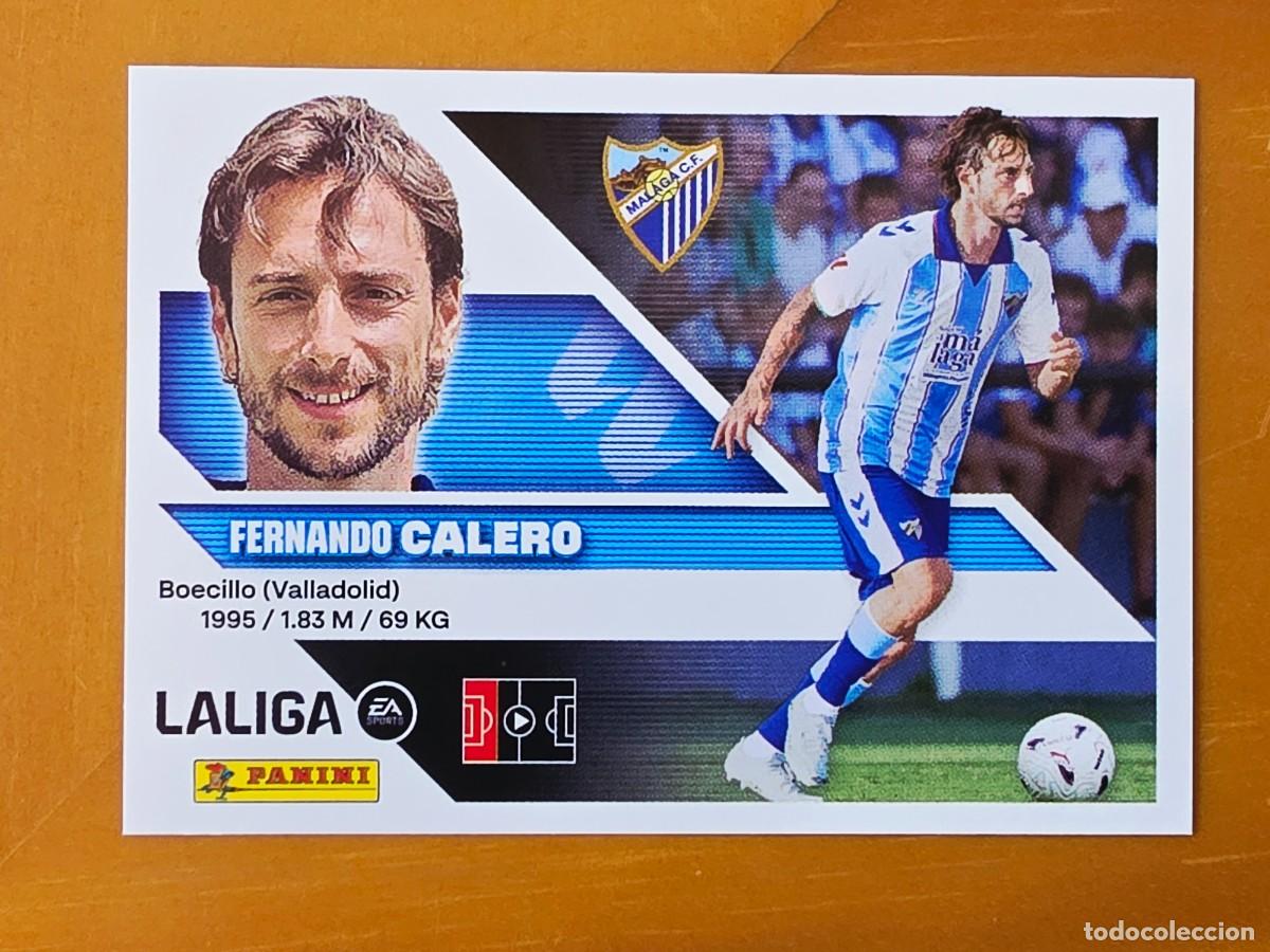 Cromos de f&uacute;tbol: 7 Fernando Calero, M&aacute;laga CF, Panini Ediciones Liga Este 2026 2027 26 27 sin pegar