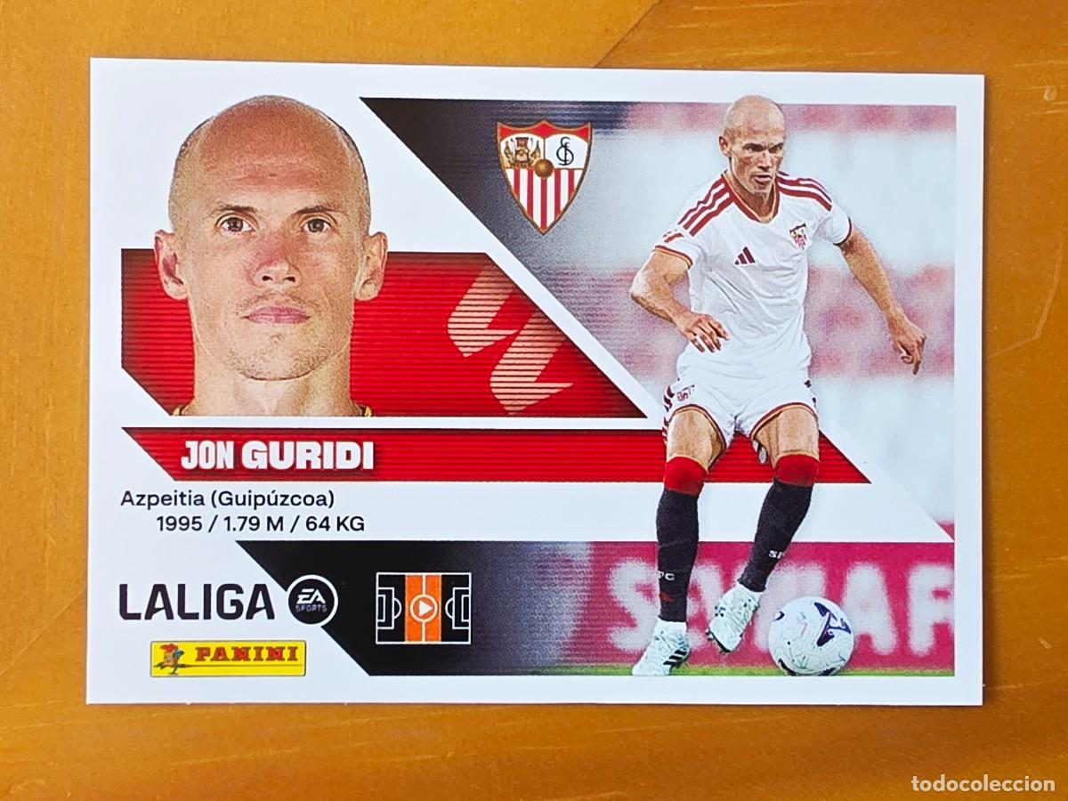 Cromos de f&uacute;tbol: 13 Jon Guridi, Sevilla FC, Panini Ediciones Liga Este 2026 2027 26 27 sin pegar