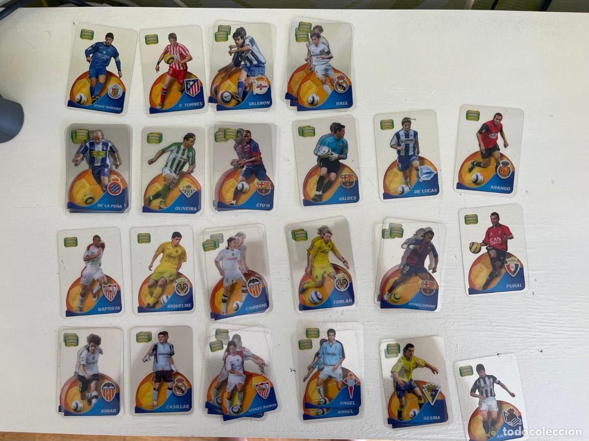 Cromos de f&uacute;tbol: LOTE CROMOS COLECCION DANET FICHAS DE LA LIGA 2005-2006 45 CROMOS