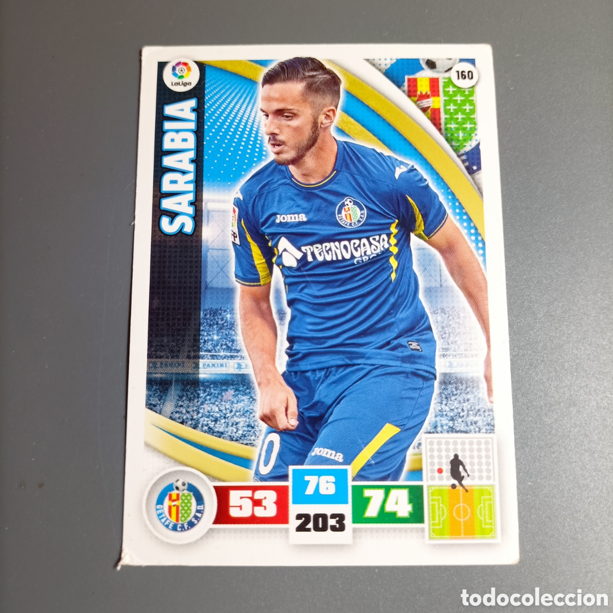 Cromos de f&uacute;tbol: ADRENALYN. LIGA 2015-2016 (GETAFE) №160 SARABIA