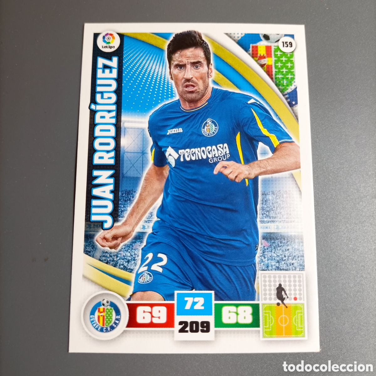 Cromos de f&uacute;tbol: ADRENALYN. LIGA 2015-2016 (GETAFE) №159 JUAN RODR&Iacute;GUEZ