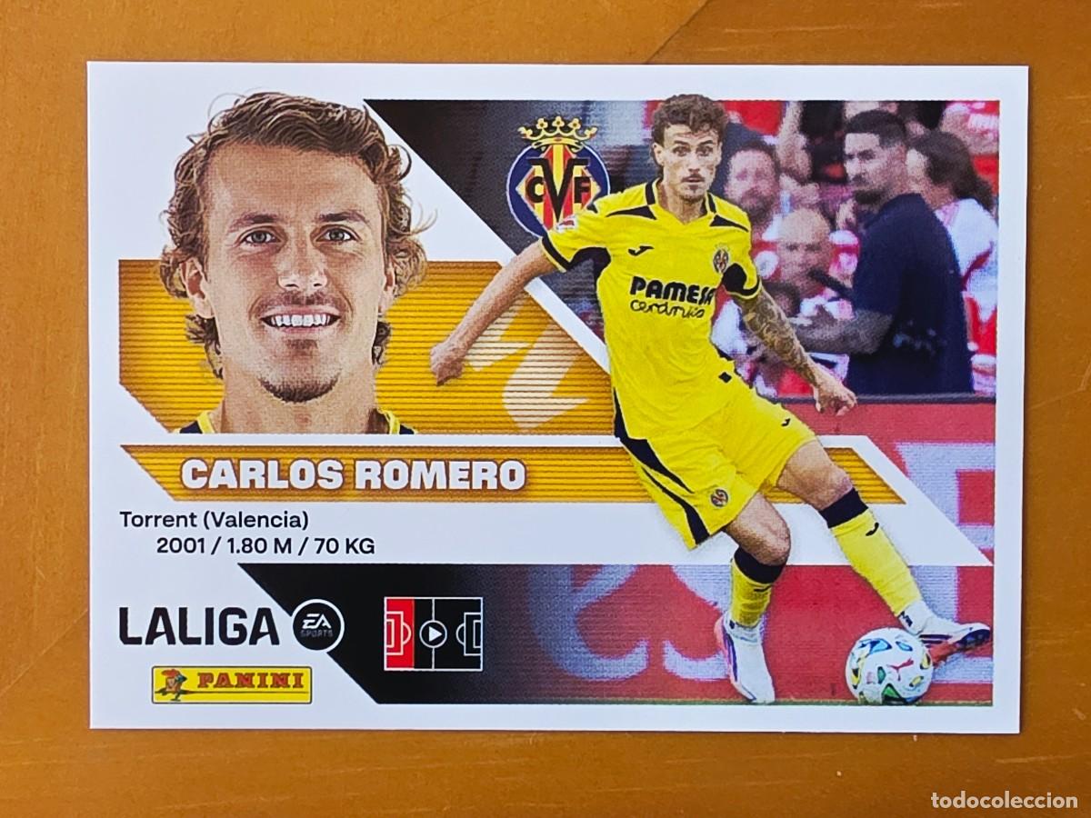 Cromos de f&uacute;tbol: &Uacute;ltimos Fichajes 4 Carlos Romero, Villarreal CF, Panini Ediciones Liga Este 2026 2027 26 27