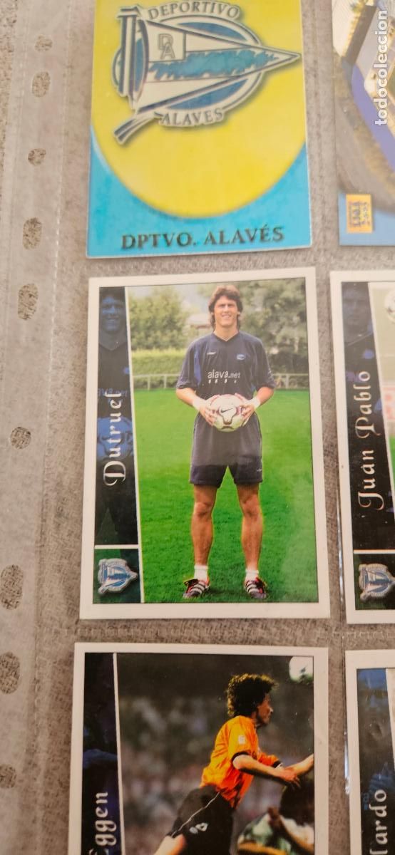 Figurine di Calcio: Dutruel - Deportivo Alav&eacute;s - 166 - Mundicromo 02 03 - 2002 2003 - Trading Card