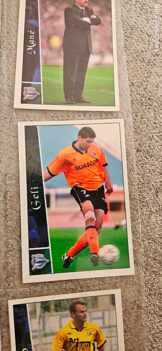 Fu&szlig;ball-Sticker: Geli - Deportivo Alav&eacute;s - 168 - Mundicromo 02 03 - 2002 2003 - Trading Card