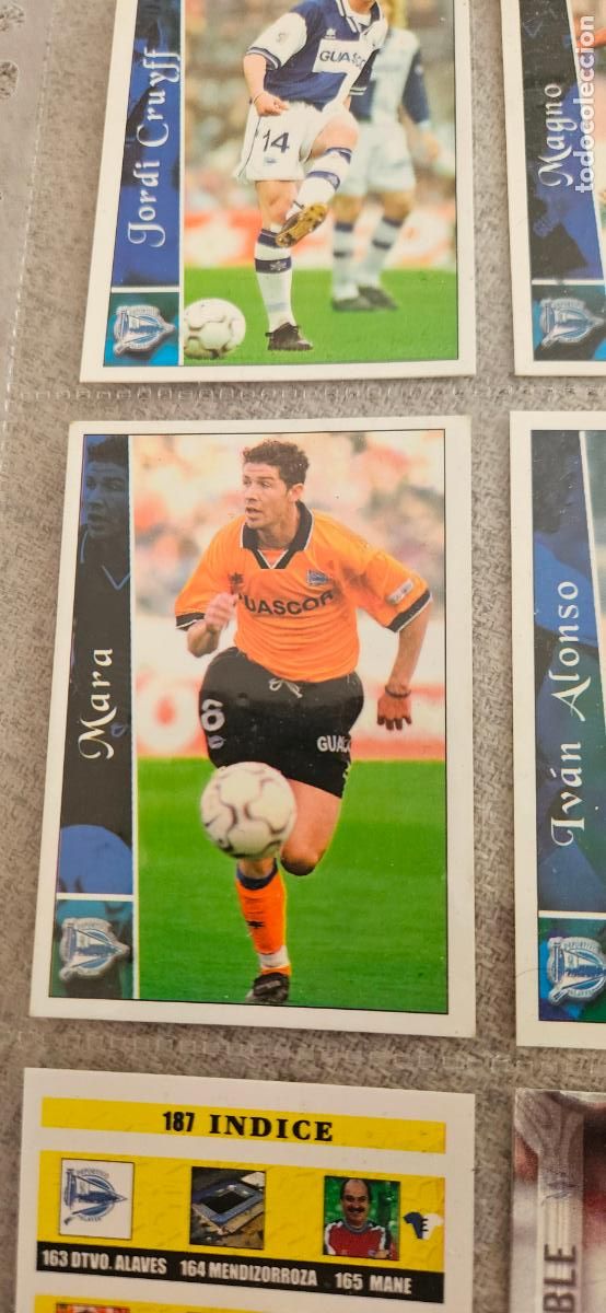 Fu&szlig;ball-Sticker: Mara - Deportivo Alav&eacute;s - 184 - Mundicromo 02 03 - 2002 2003 - Trading Card