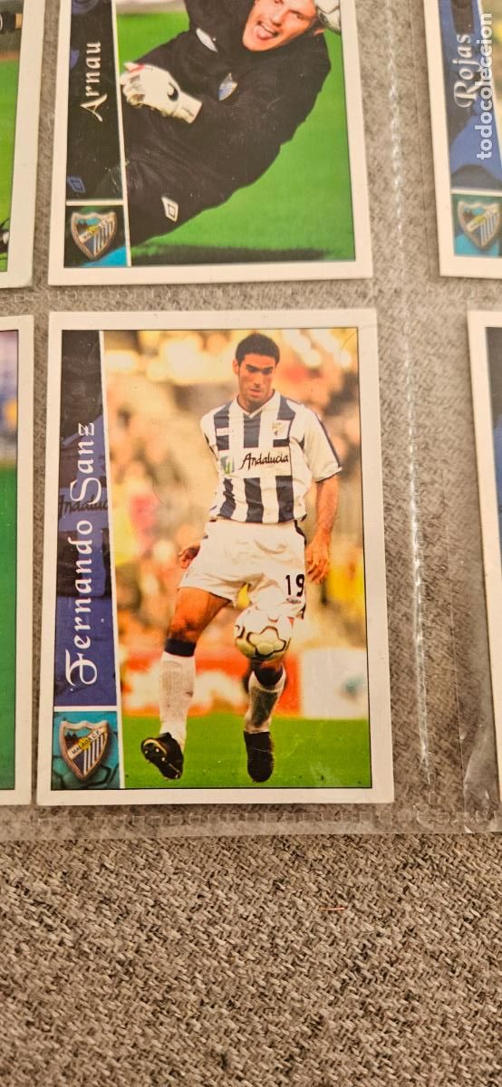 Fu&szlig;ball-Sticker: Fernando Sanz - M&aacute;laga - 251 - Mundicromo 02 03 - 2002 2003 - Trading Card