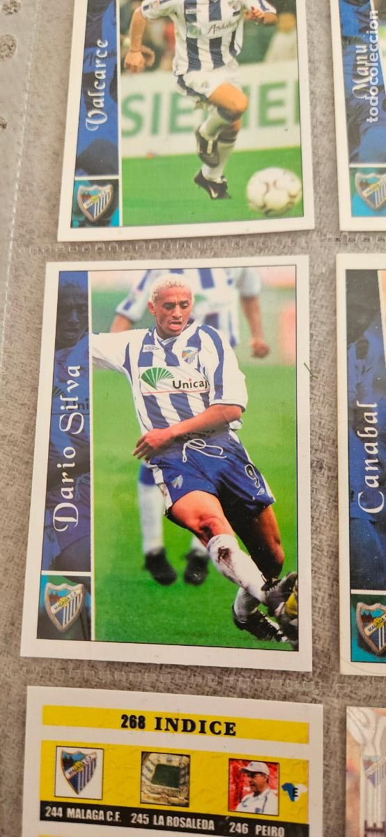Cartes &agrave; collectionner de Football: Dar&iacute;o Silva - M&aacute;laga - 265 - Mundicromo 02 03 - 2002 2003 - Trading Card