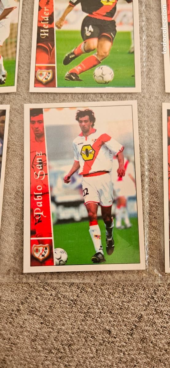 Fu&szlig;ball-Sticker: Pablo Sanz - Rayo Vallecano - 287 - Mundicromo 02 03 - 2002 2003 - Trading Card