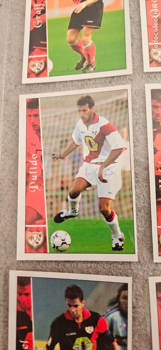Figurine di Calcio: Pulido - Rayo Vallecano - 283 - Mundicromo 02 03 - 2002 2003 - Trading Card