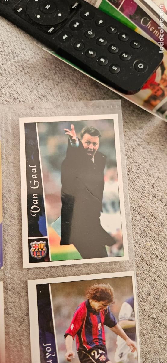 Figurine di Calcio: Van Gaal - Barcelona - 84 - Mundicromo 02 03 - 2002 2003 - Trading Card