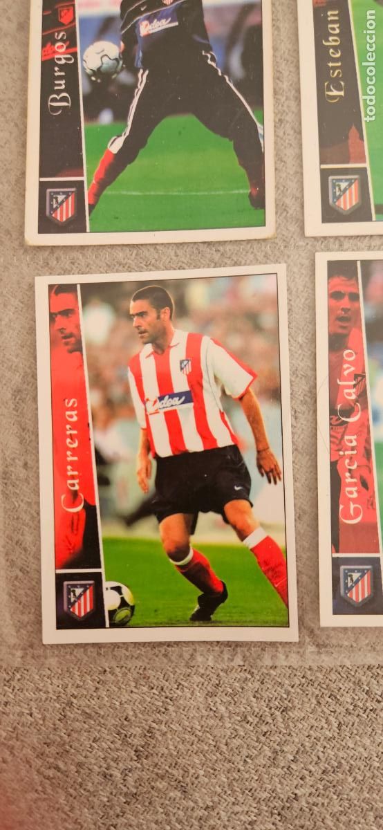Figurine di Calcio: Carreras - Atl&eacute;tico de Madrid - 466 - Mundicromo 02 03 - 2002 2003 - Trading Card